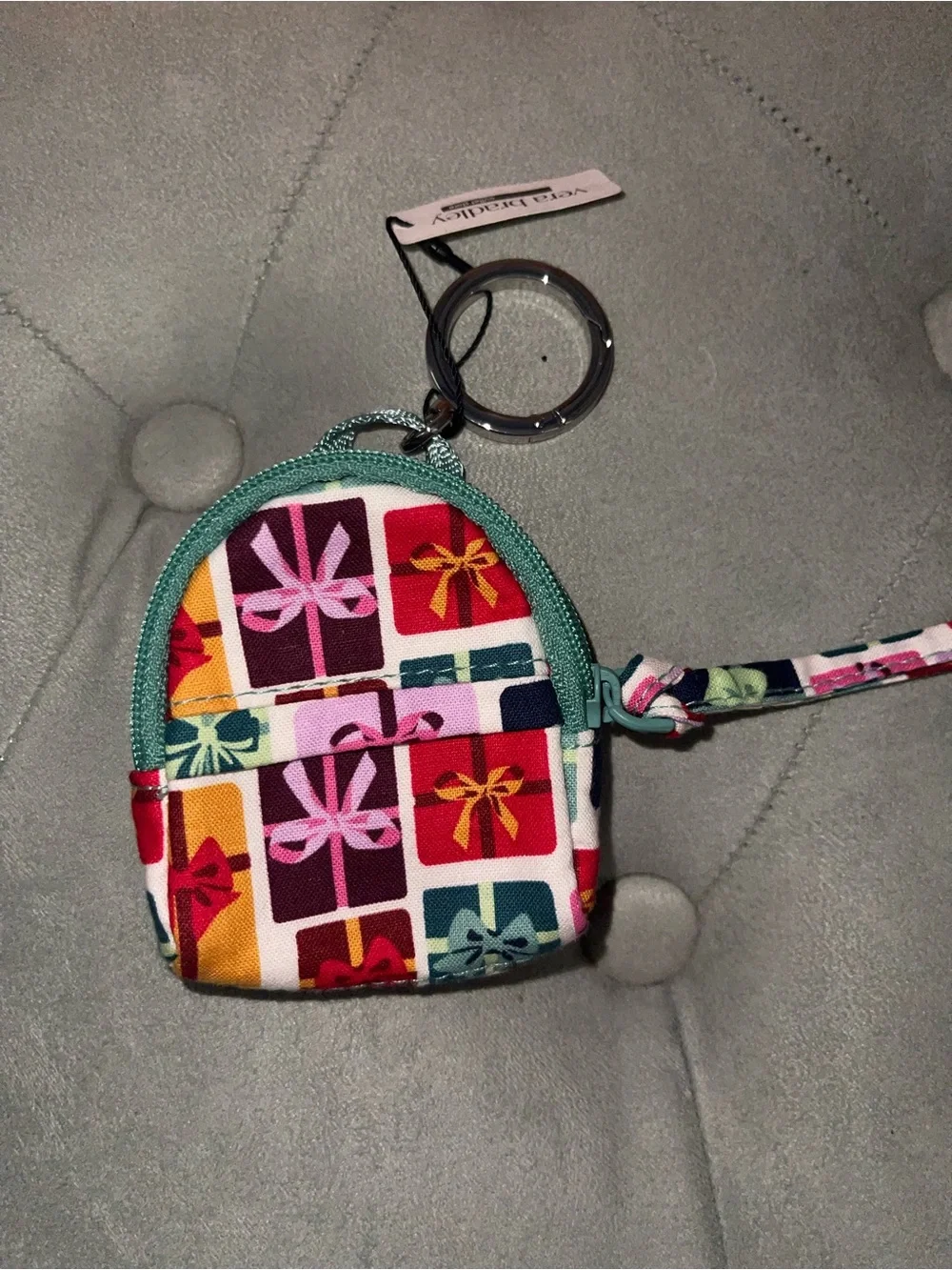 Vera Bradley Mini Keychain Pouch NWT